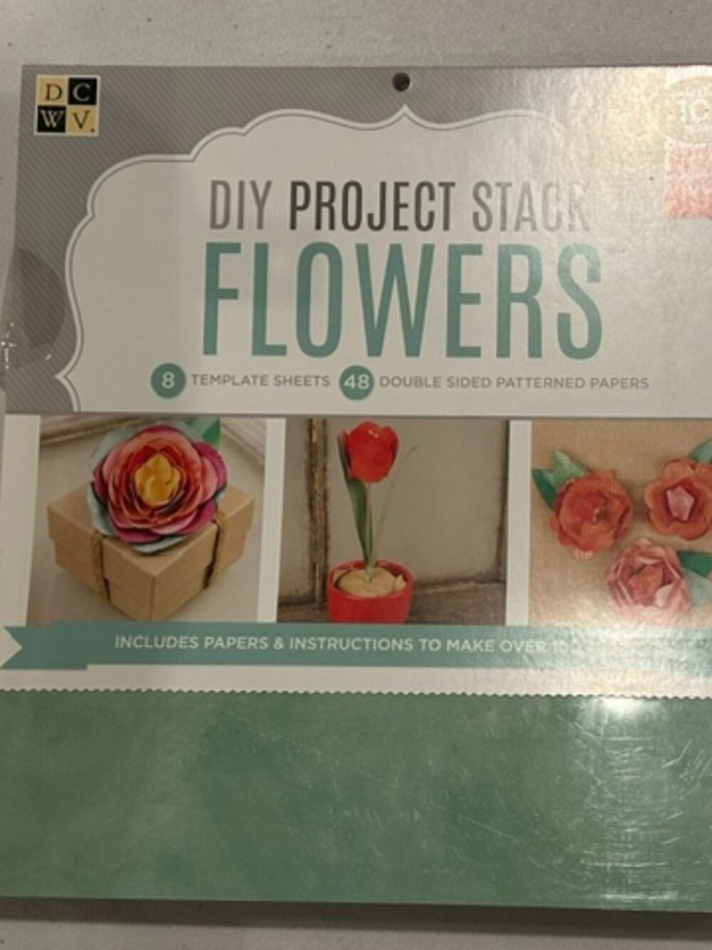 NEW DCWV DIY Project Stack Flowers-Makes Over 100 Flowers